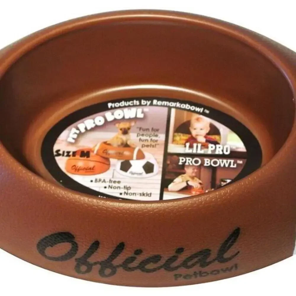 Remarkabowl Pet-Pro 8.12 fl oz Football bowl, Large